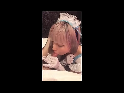 ❤️ Japoński Idol [mayuka], kostium francuskiej pokojówki, część 1, obciąganie i walenie konia z balsamem ❤️❌ Fucking video at us ❌️❤